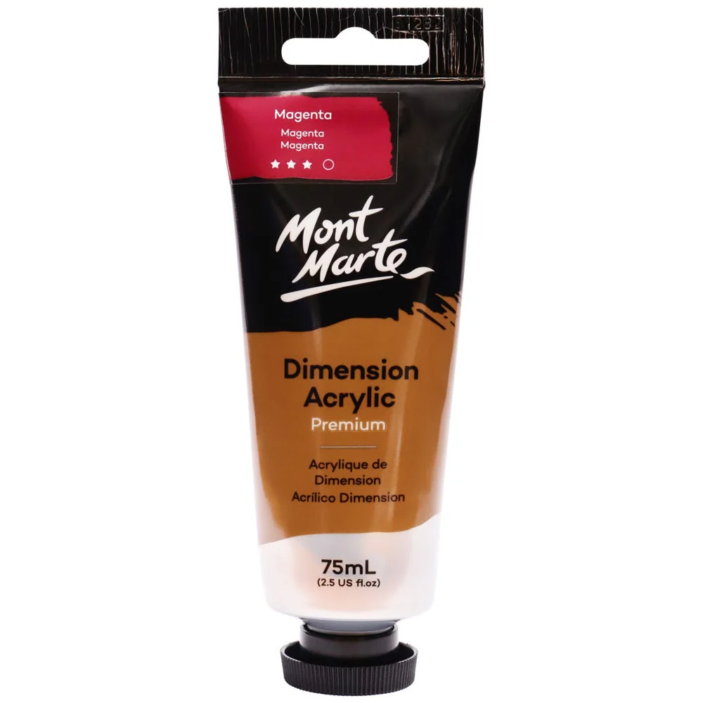 MONT MARTE DIMENSIONS ACRYLICS 75ML  - Magenta