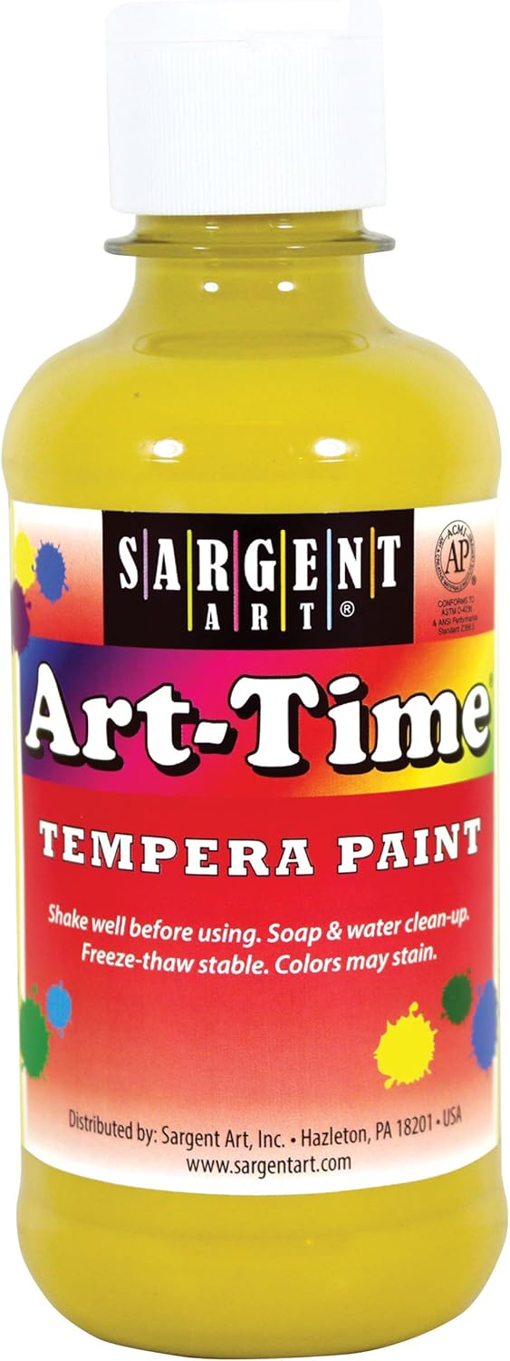 SERGENT ART TEMPERA YELLOW 8OZ