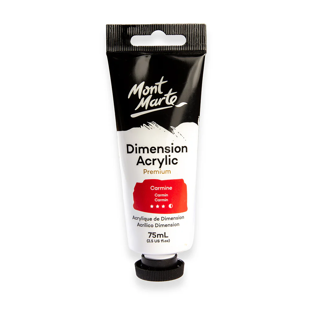 MONT MARTE DIMENSIONS ACRYLICS 75ML  - Carmine