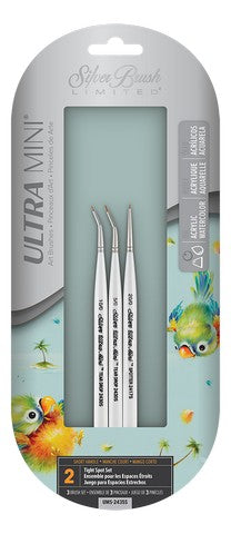 Silver Brush Limited ULTRA MINI TIGHT SPOT BRUSH SET