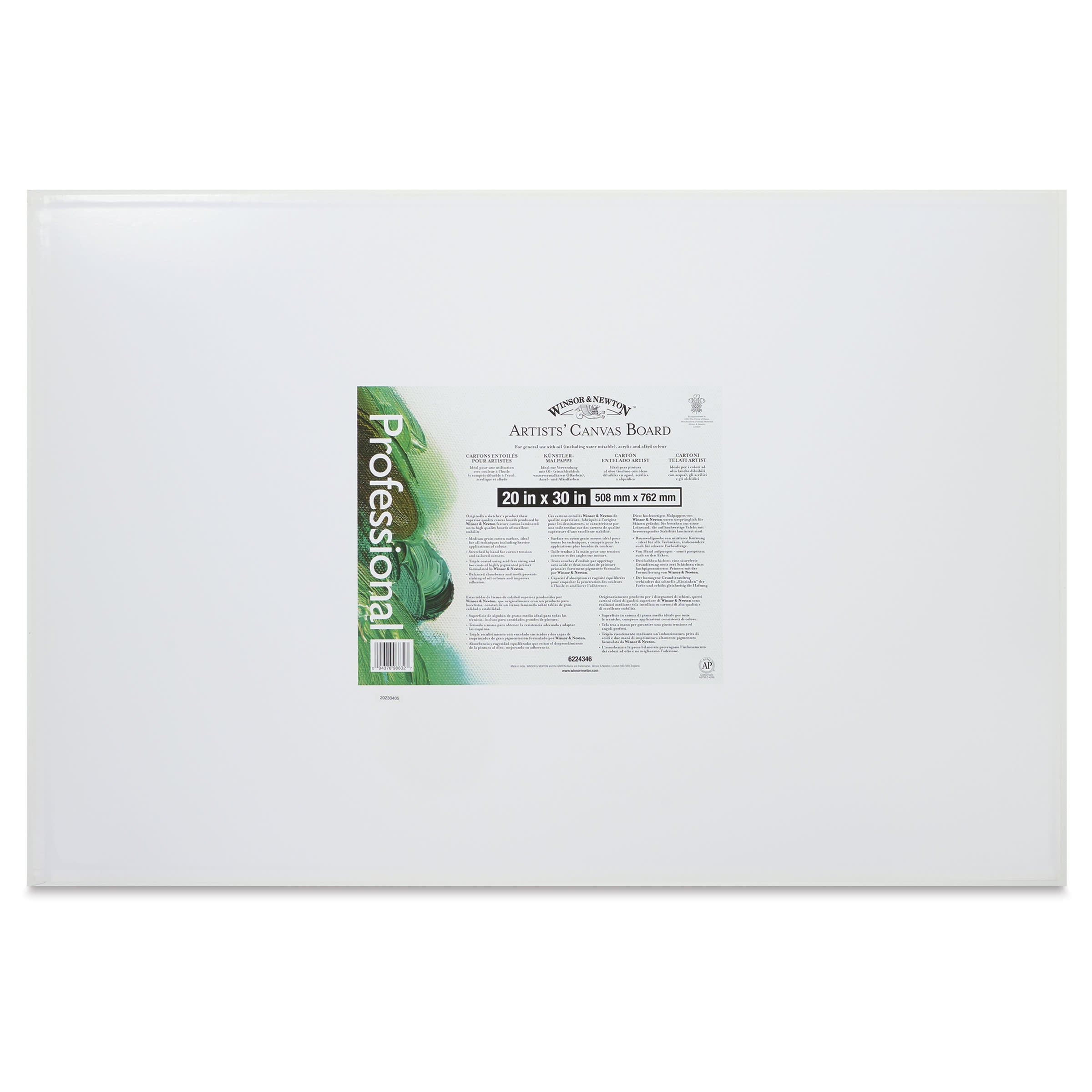 WINSOR & NEWTON ARTIST CANVAS PANELS/BOARDS 20X30