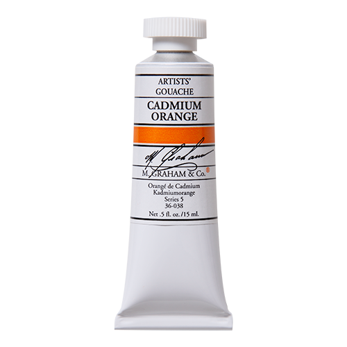 M. Graham 15ML Gouache - CADMIUM ORANGE