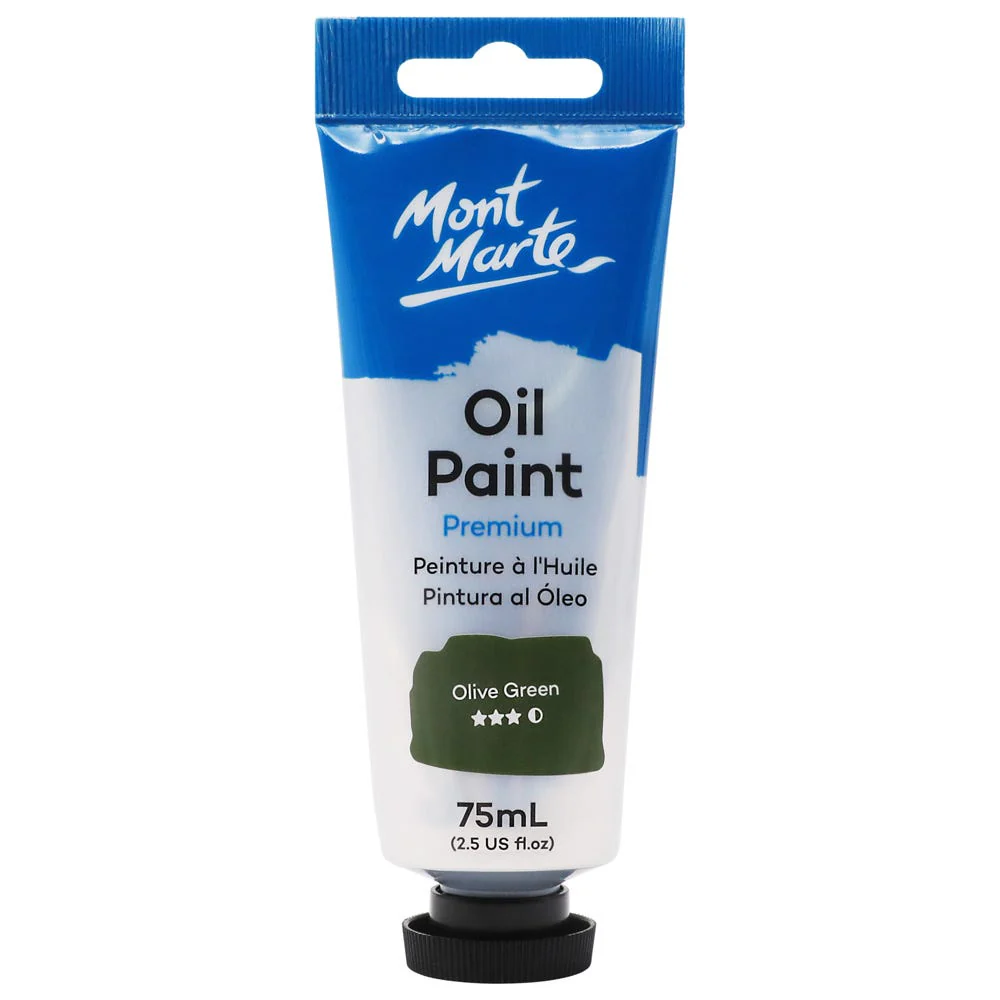 MONT MARTE Oil Paint 75ml - Olive Green