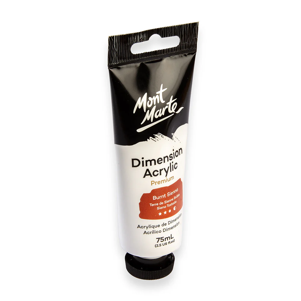 MONT MARTE DIMENSIONS ACRYLICS 75ML  - Burnt Sienna