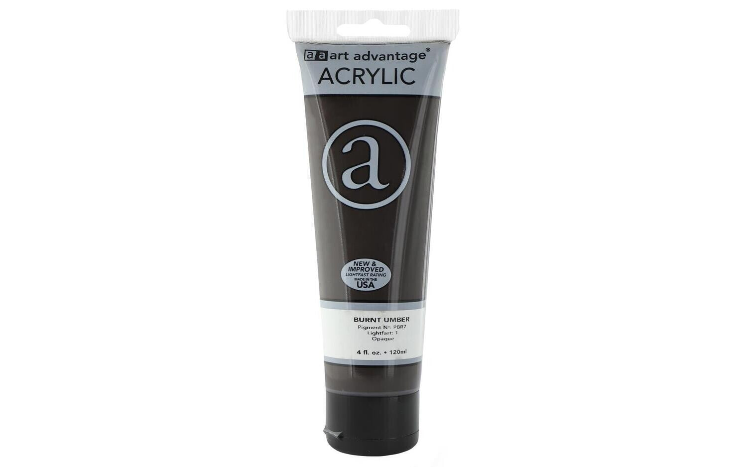 ART ADVANTAGE ACRYLIC PAINT 4oz Burnt Umber