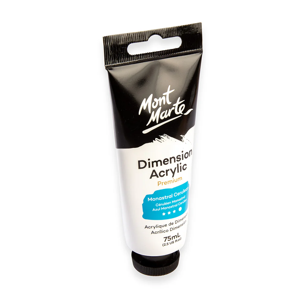 MONT MARTE DIMENSIONS ACRYLICS 75ML  - Monastral Cerulean