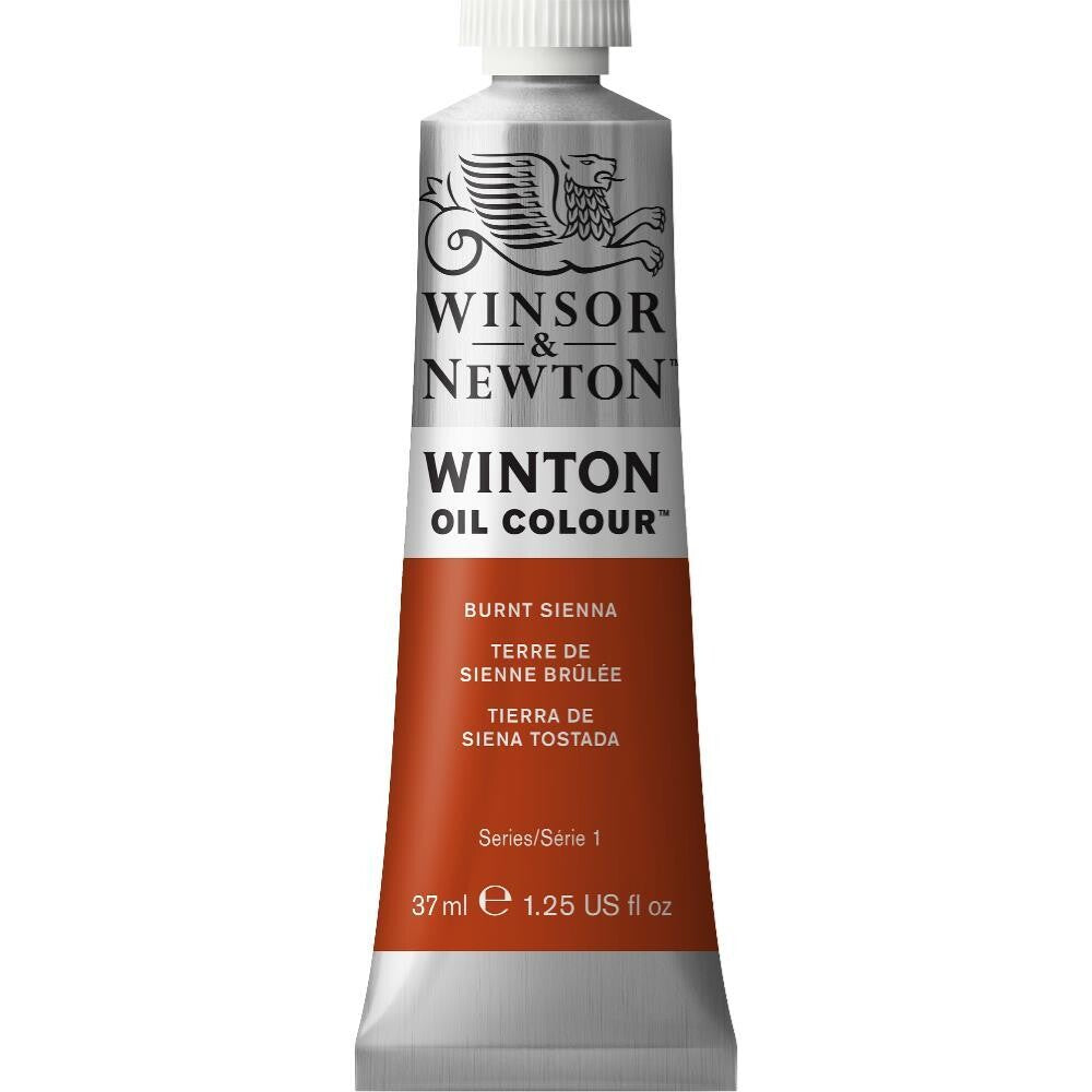 WINSOR & NEWTON WINTON OIL COLOUR 37ML BURNT SIENNA