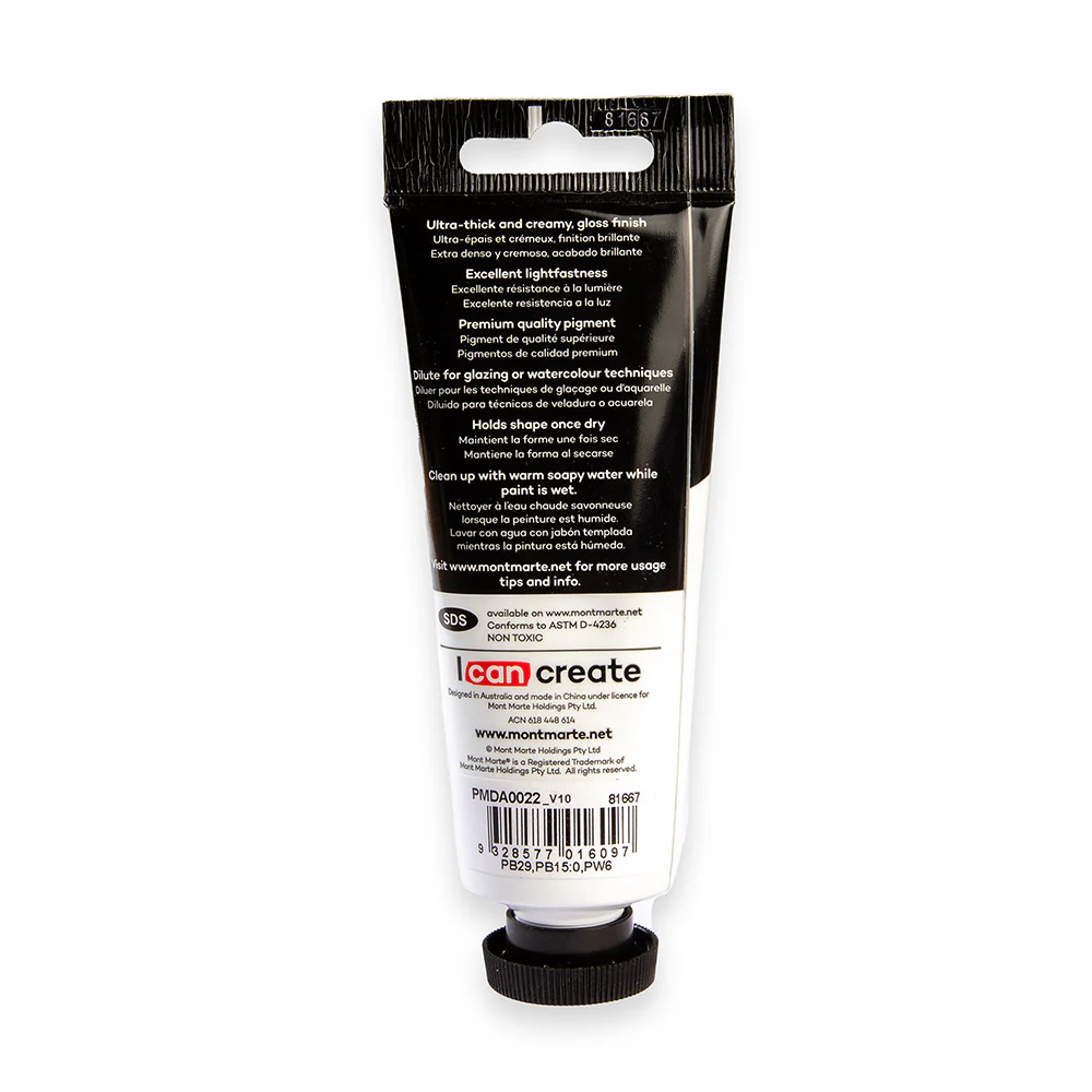 MONT MARTE DIMENSIONS ACRYLICS 75ML  - Cobalt Blue