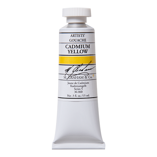 M. Graham 15ML Gouache - CADMIUM YELLOW