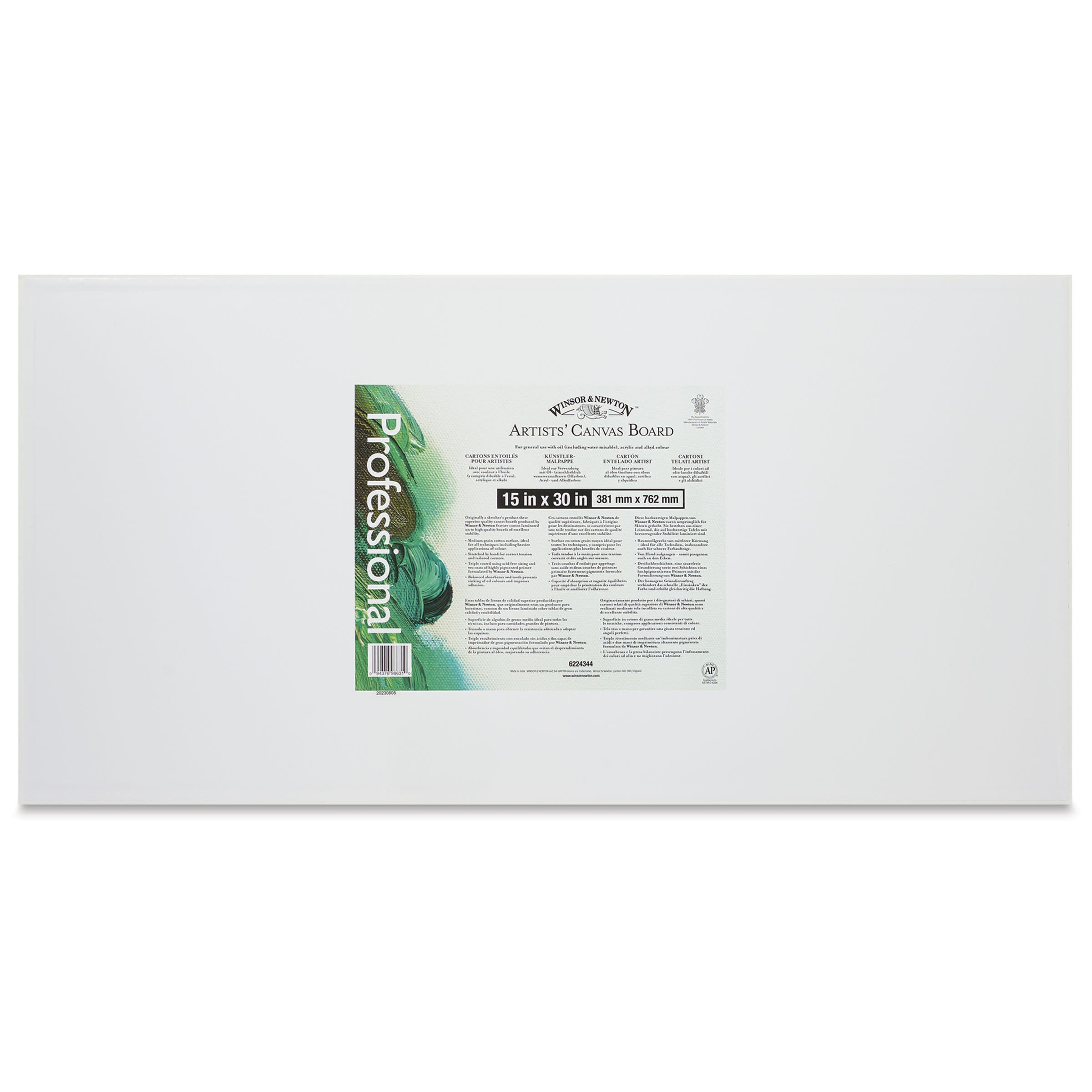 WINSOR & NEWTON ARTIST CANVAS PANELS/BOARDS 15X30