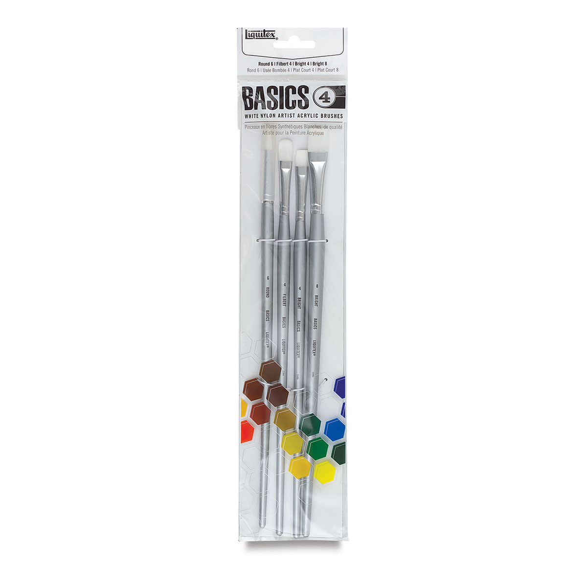 LIQUITEX BASICS BRUSH SET 4 PACK