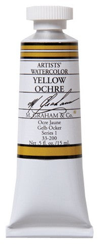 M GRAHAM Yellow Ochre .5oz Watercolor