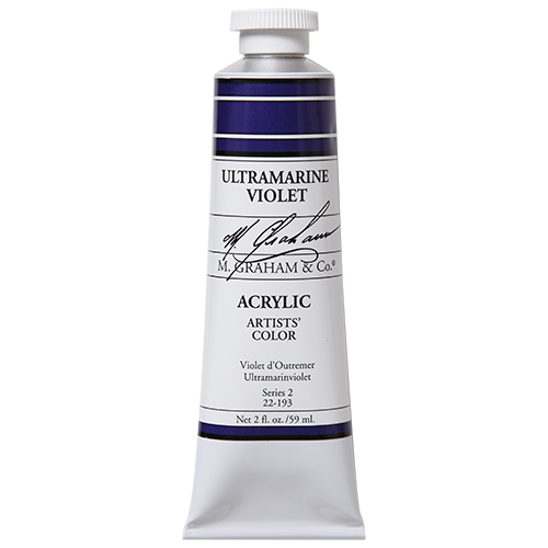 M GRAHAM ULTRAMARINE VIOLET 60ML TUBE ACRYLIC