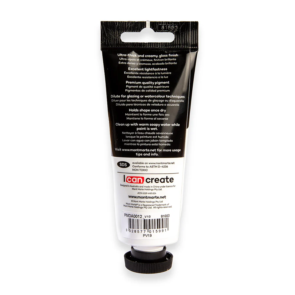 MONT MARTE DIMENSIONS ACRYLICS 75ML  - Carmine