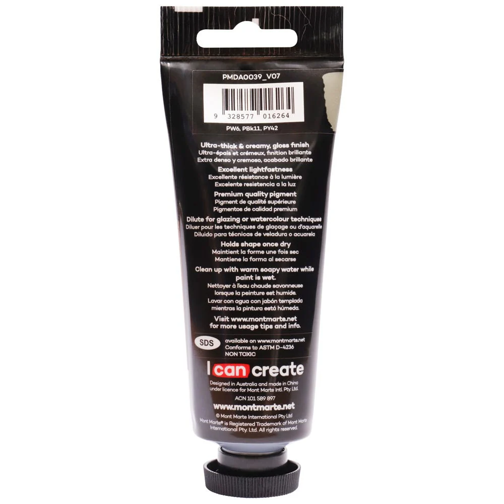 MONT MARTE DIMENSIONS ACRYLICS 75ML  - Neutral Grey