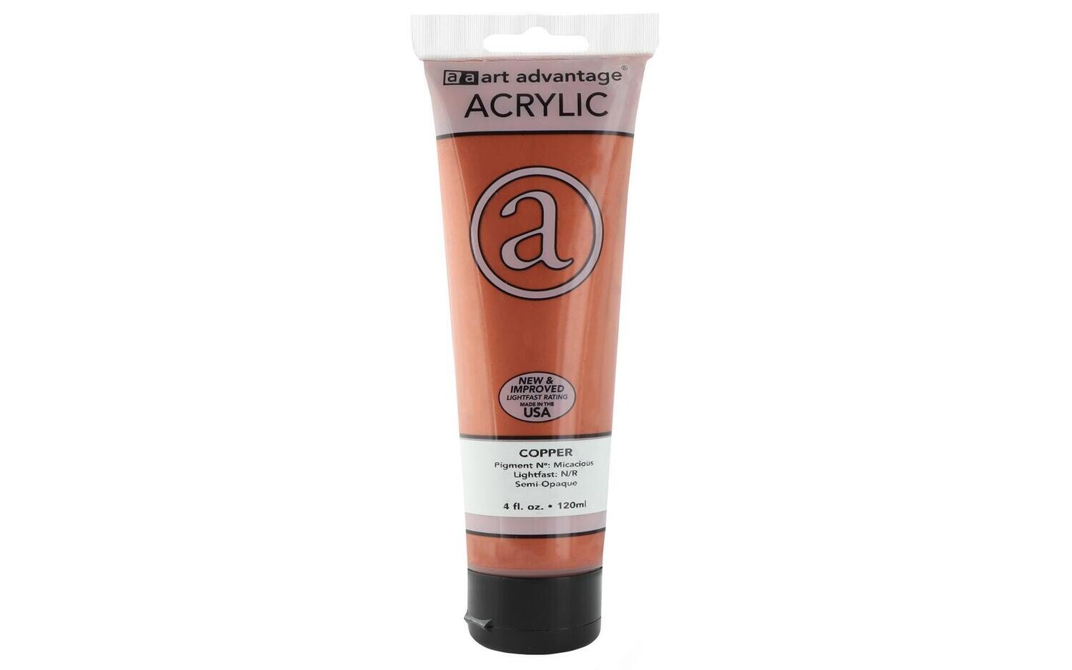 ART ADVANTAGE ACRYLIC PAINT 4oz Copper