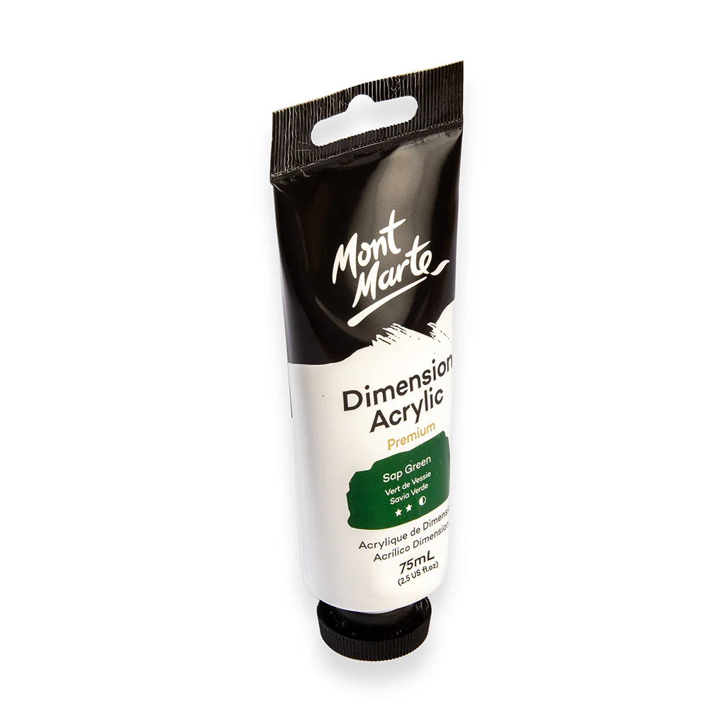 MONT MARTE DIMENSIONS ACRYLICS 75ML  - Sap Green