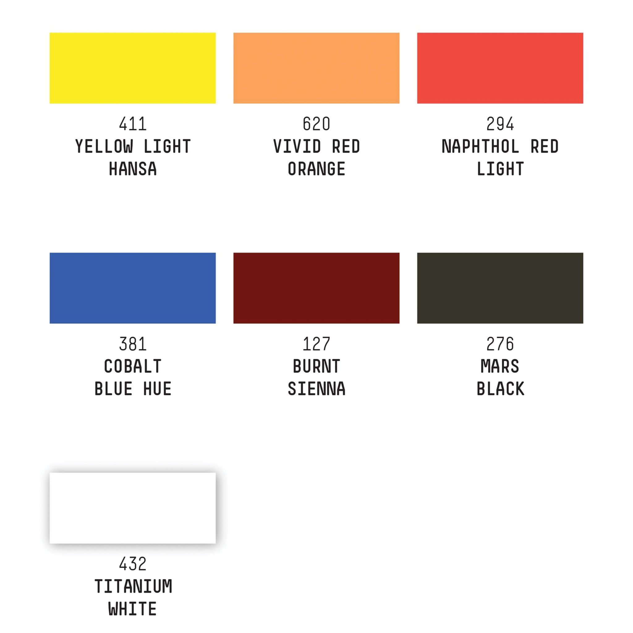 LIQUITEX Professional Heavy Body Acrylics - Set of 12, Pro Starter Set, 22 ml