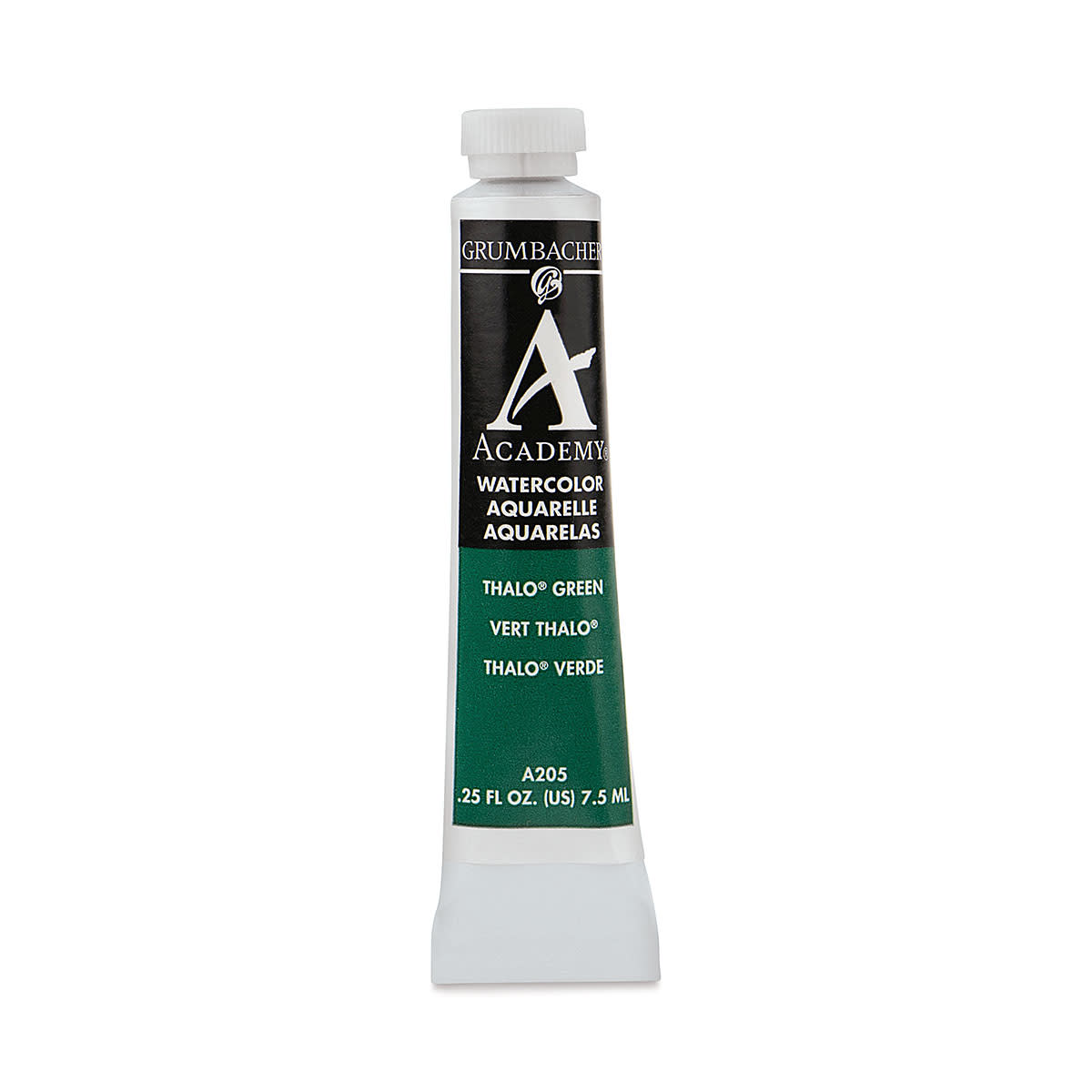 GRUMBACHER ACADEMY WATERCOLOR THALO GREEN 7.5ML