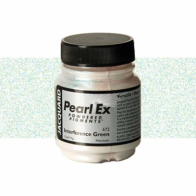 JACQUARD PEARL EX .50 OZ POWDERD PIGMENT 672 INTERFERENCE GREEN